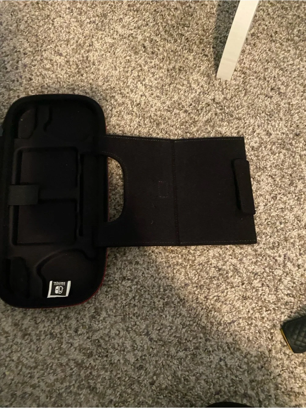 Nintendo Switch Black and Red Protective Travel Case